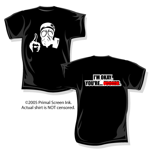 Gas Mask tee Gas Mask tee