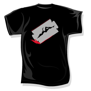 Razorblade Beauty, tee Razorblade Beauty, tee